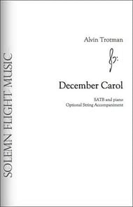 December Carol SATB choral sheet music cover Thumbnail